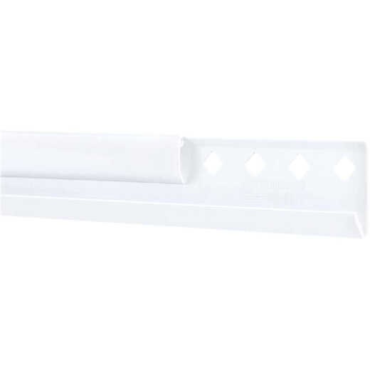 FreedomRail 42 In. White Horizontal Hanging Rail with Cover