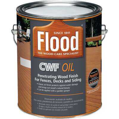 Flood CWF Penetrating Alkyd/Oil Natural Wood Finish, Natural, 1 Gal.